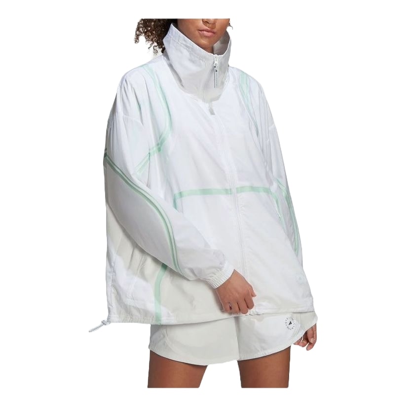 (WMNS) adidas By Stella Mccartney Truepace Woven Jacket Asia Sizing 'White' HD9121