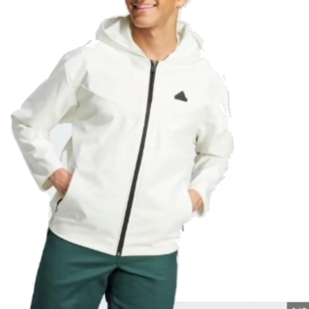 adidas City Escape Full-Zip Hoodie 'White' IA3091
