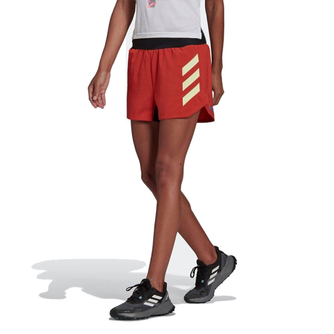 adidas Terrex Agravic Shorts Asia Sizing 'Orange Black' H11754