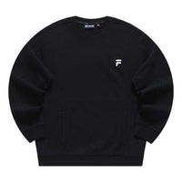 FILA FUSION Graphic Sweater 'Black White' T11M341213F-BK