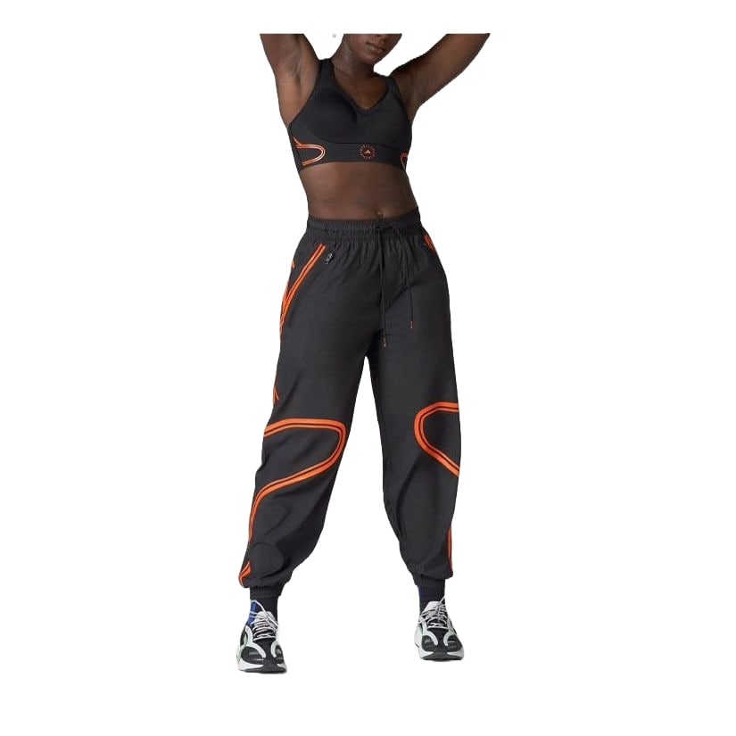 (WMNS) adidas by Stella McCartney TruePace Woven Training Suit Pants Asia Sizing 'Black Red' HC2986