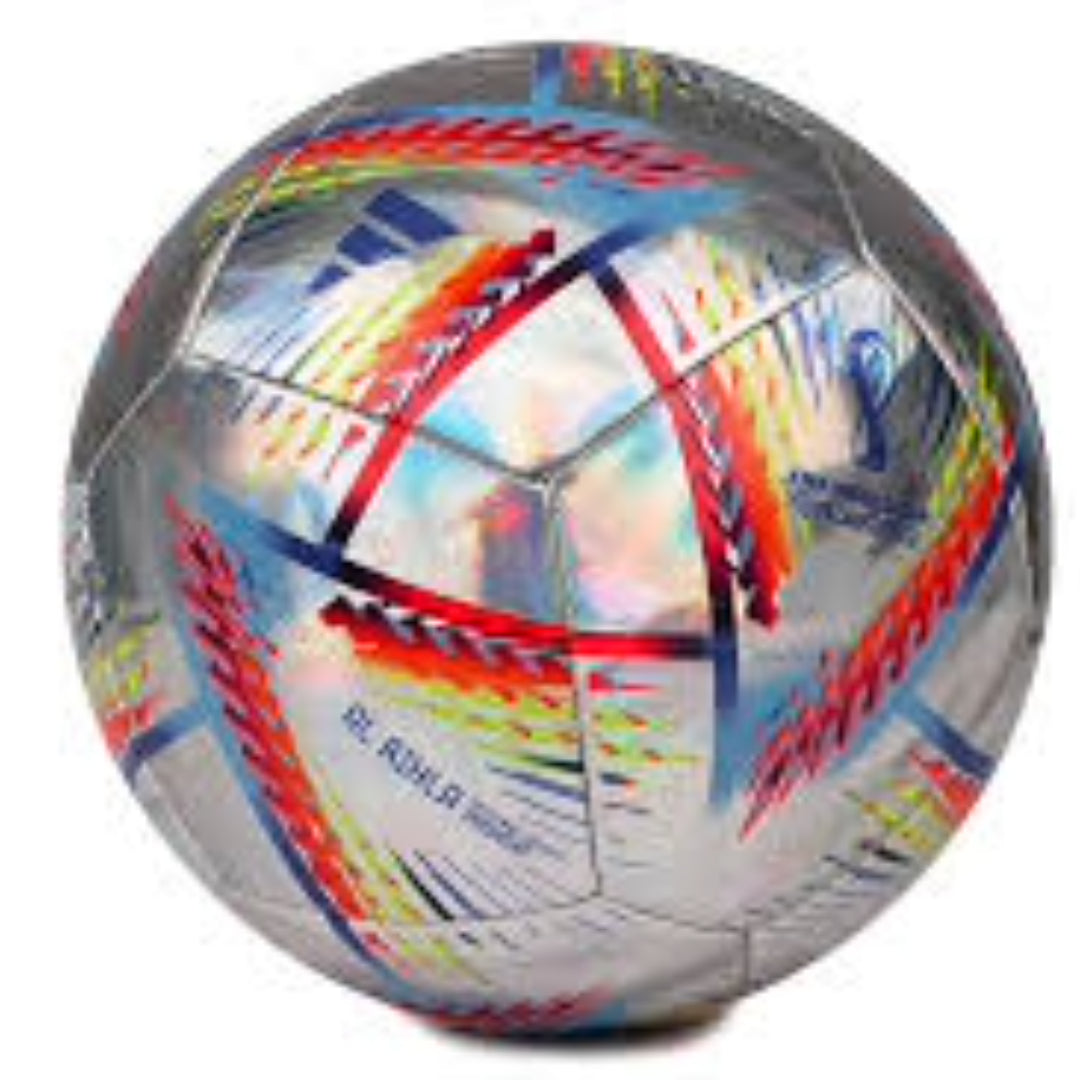 adidas Al Rihla Training Hologram Foil Ball 'Silver Blue' H57799