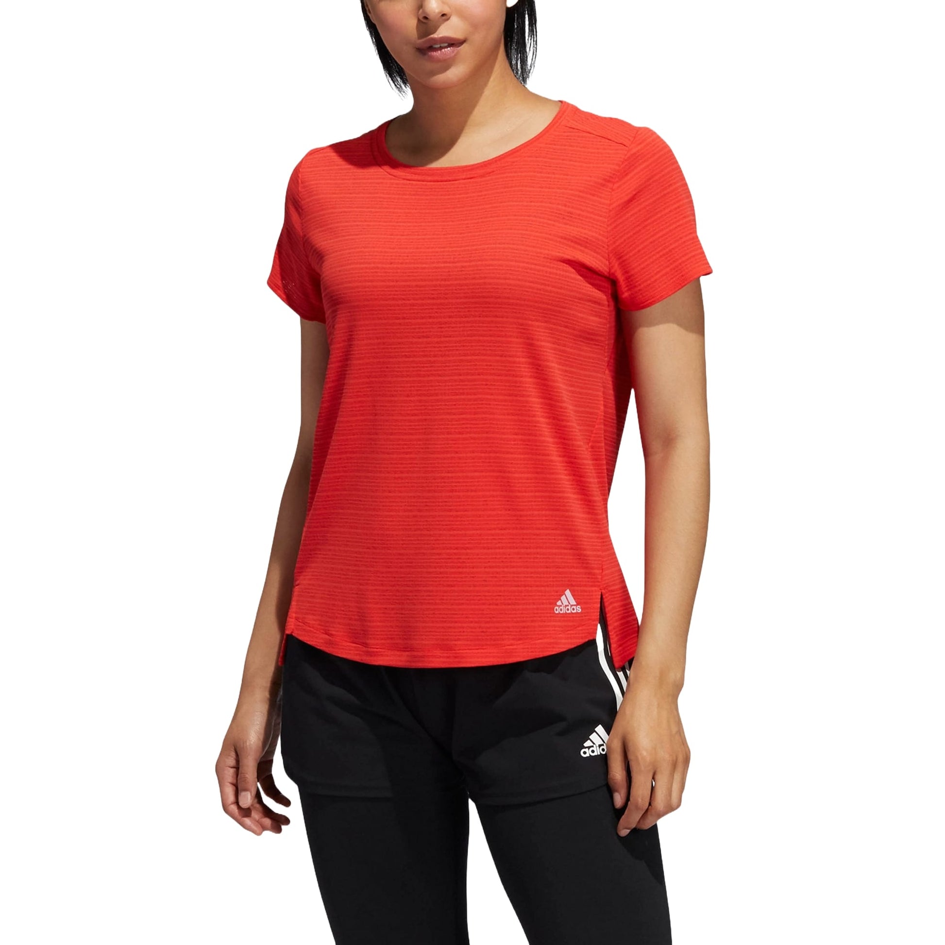 (WMNS) adidas Comfortable Breathable Training T-Shirt Asia Sizing 'Red' GP3968