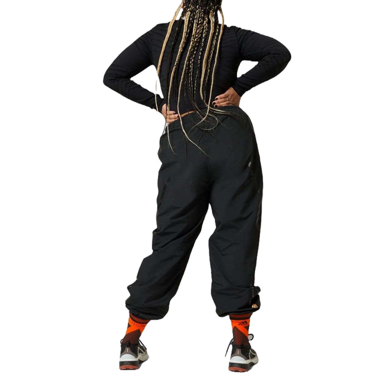 (WMNS) adidas by Stella McCartney Woven Pants Asia Sizing 'Black' GU4344