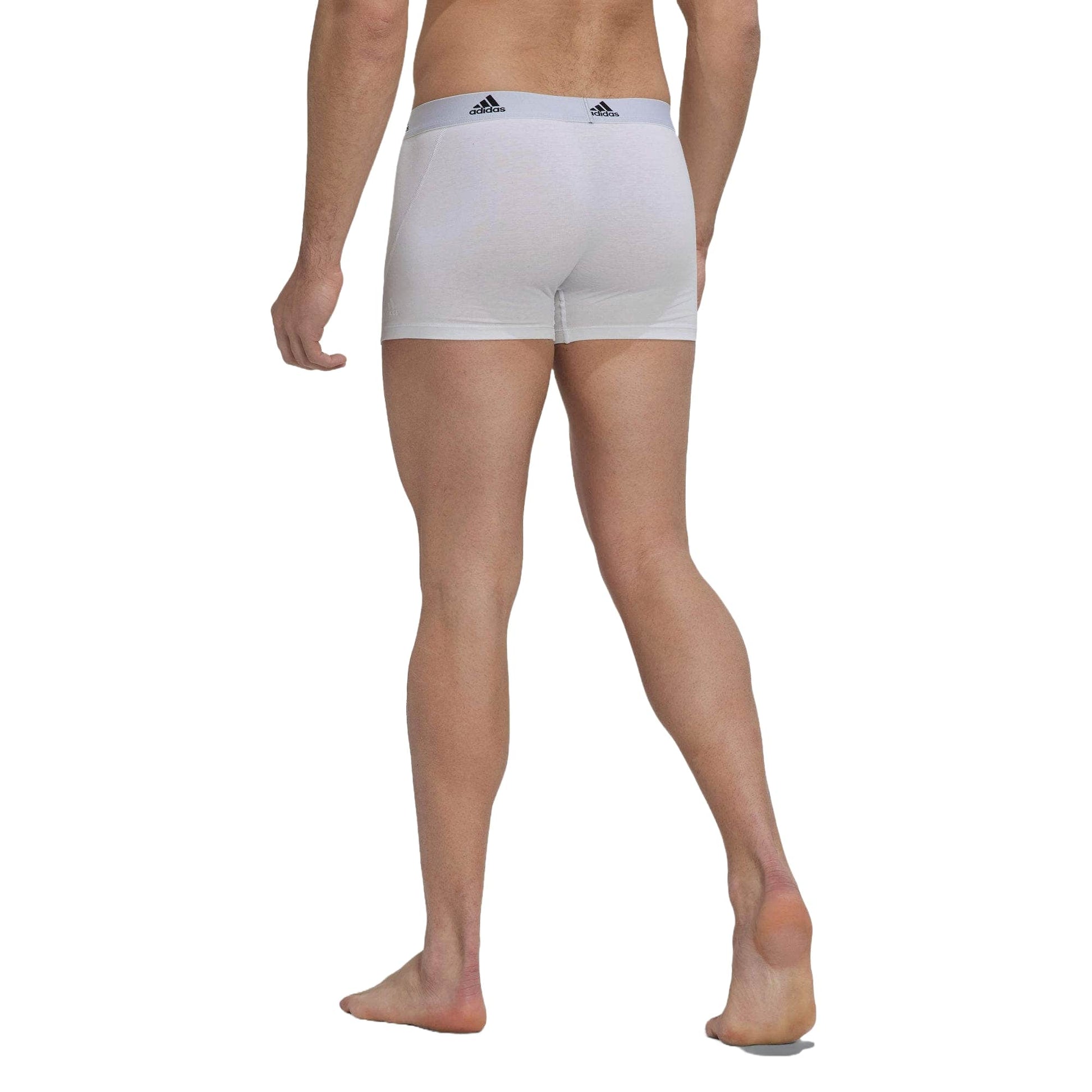 adidasActive Flex Cotton Trunk Briefs (3 pairs) 'White' GB0775
