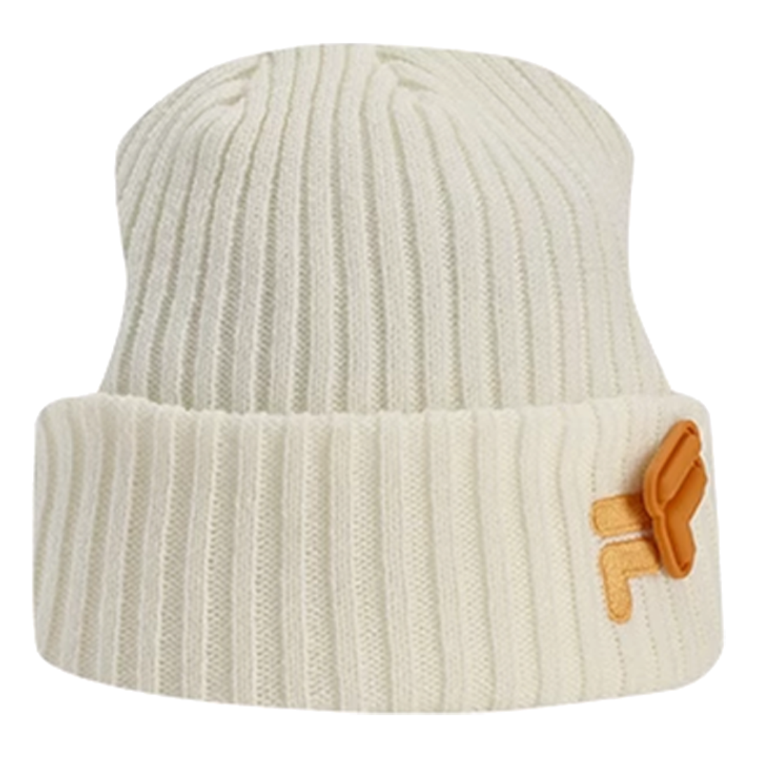 FILA FUSION Logo Beanie 'White Brown' T13U343201FLV