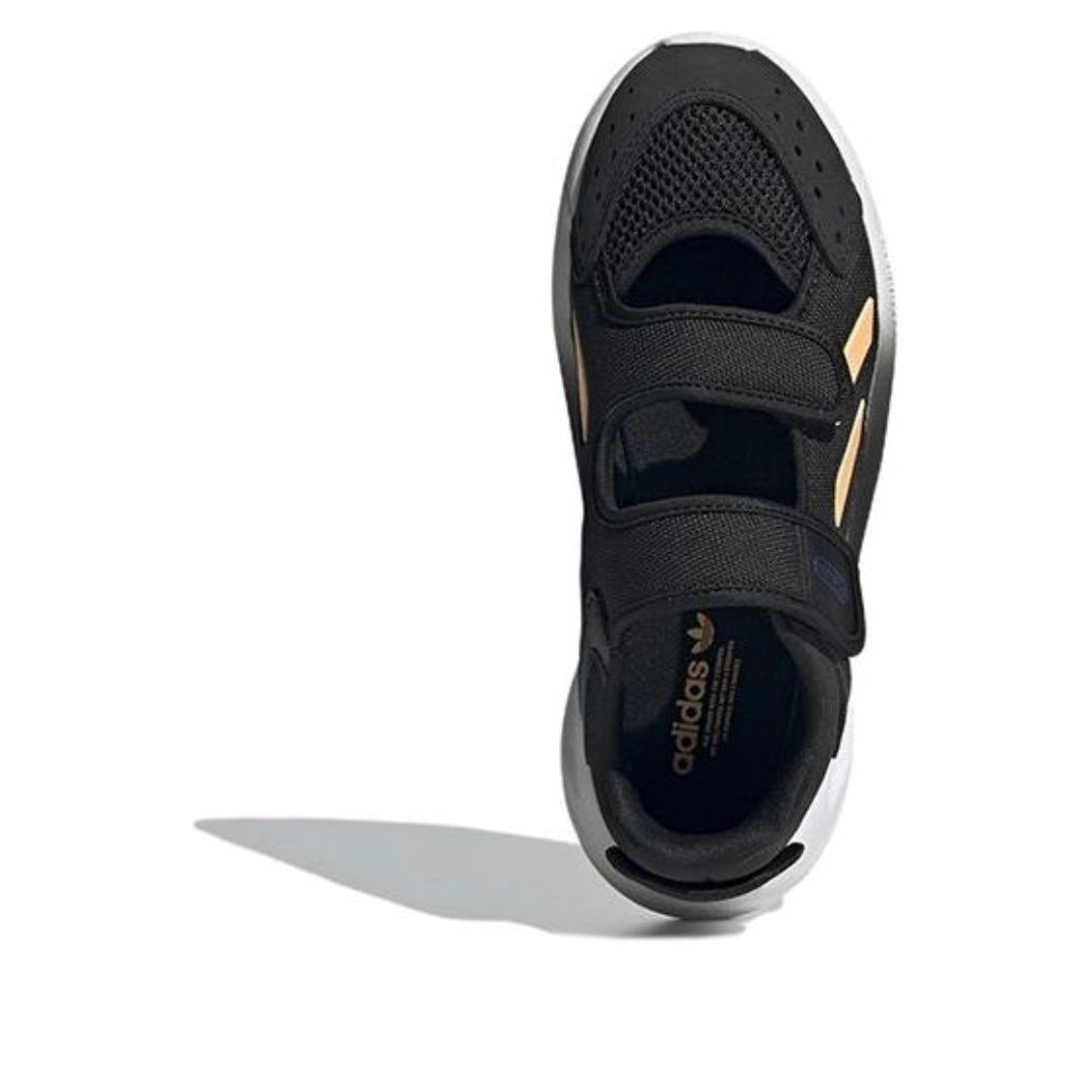 (WMNS) adidas Ozelia Strap 'Black White Yellow' GZ6241