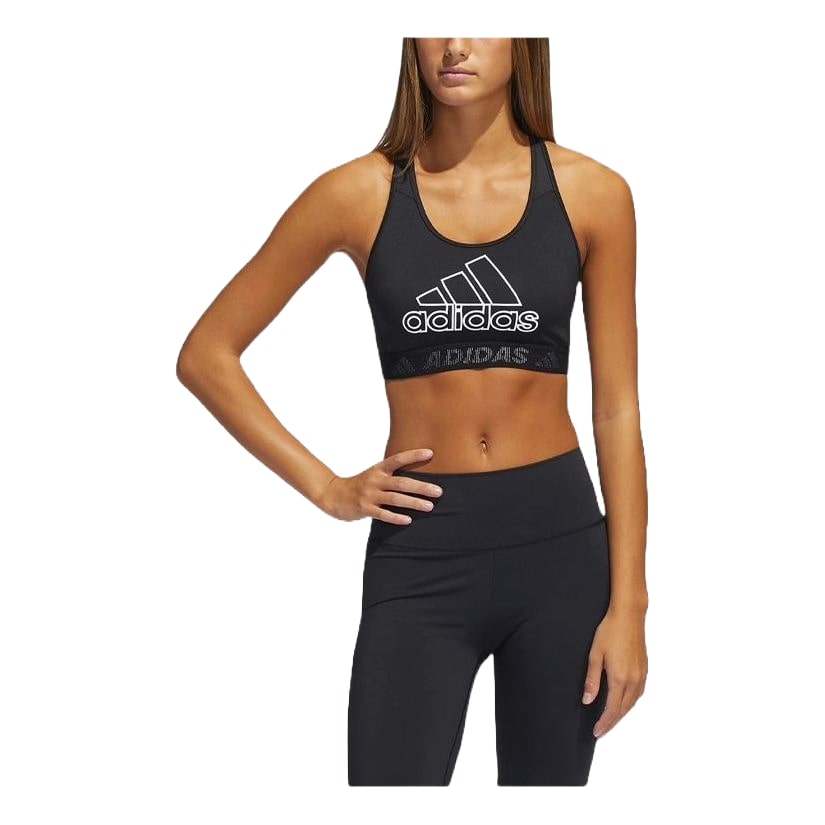 (WMNS) adidas DonAsia Sizing 't Rest Badge of Sport Bra 'Black White' GL0579
