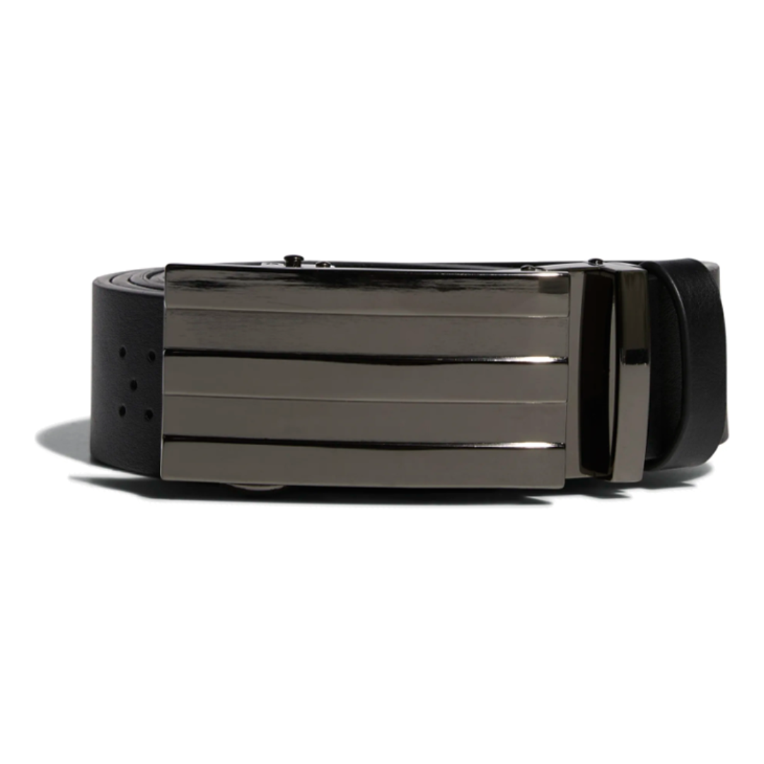 adidas 3-Stripe Buckle No-Hole Belt 'Black' GL8818