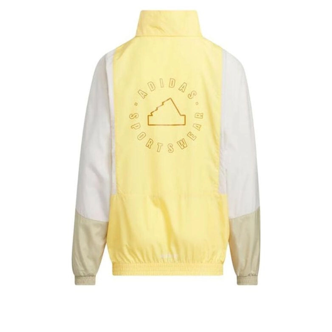 (GS) adidas Sportswear Jacket Asia Sizing 'Yellow Grey' IT4036