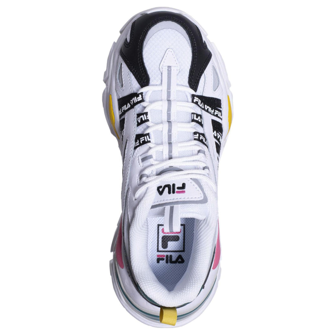 (WMNS) FILA Electrove Shoes 'White Black' 5RM01250-116