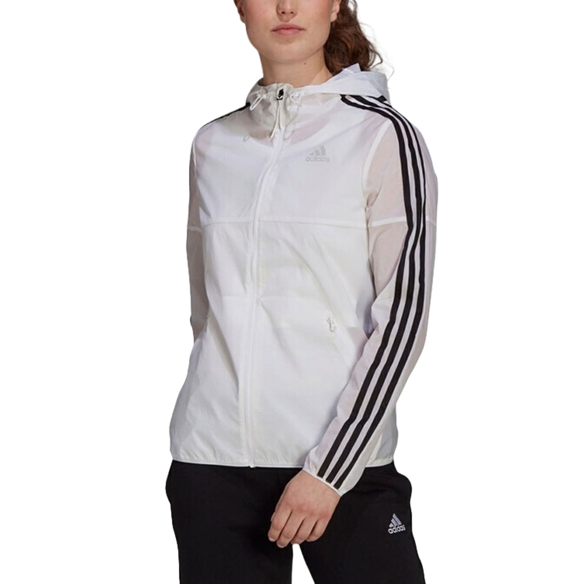 (WMNS) adidas Windbreaker Jacket Asia Sizing 'White' GQ0564