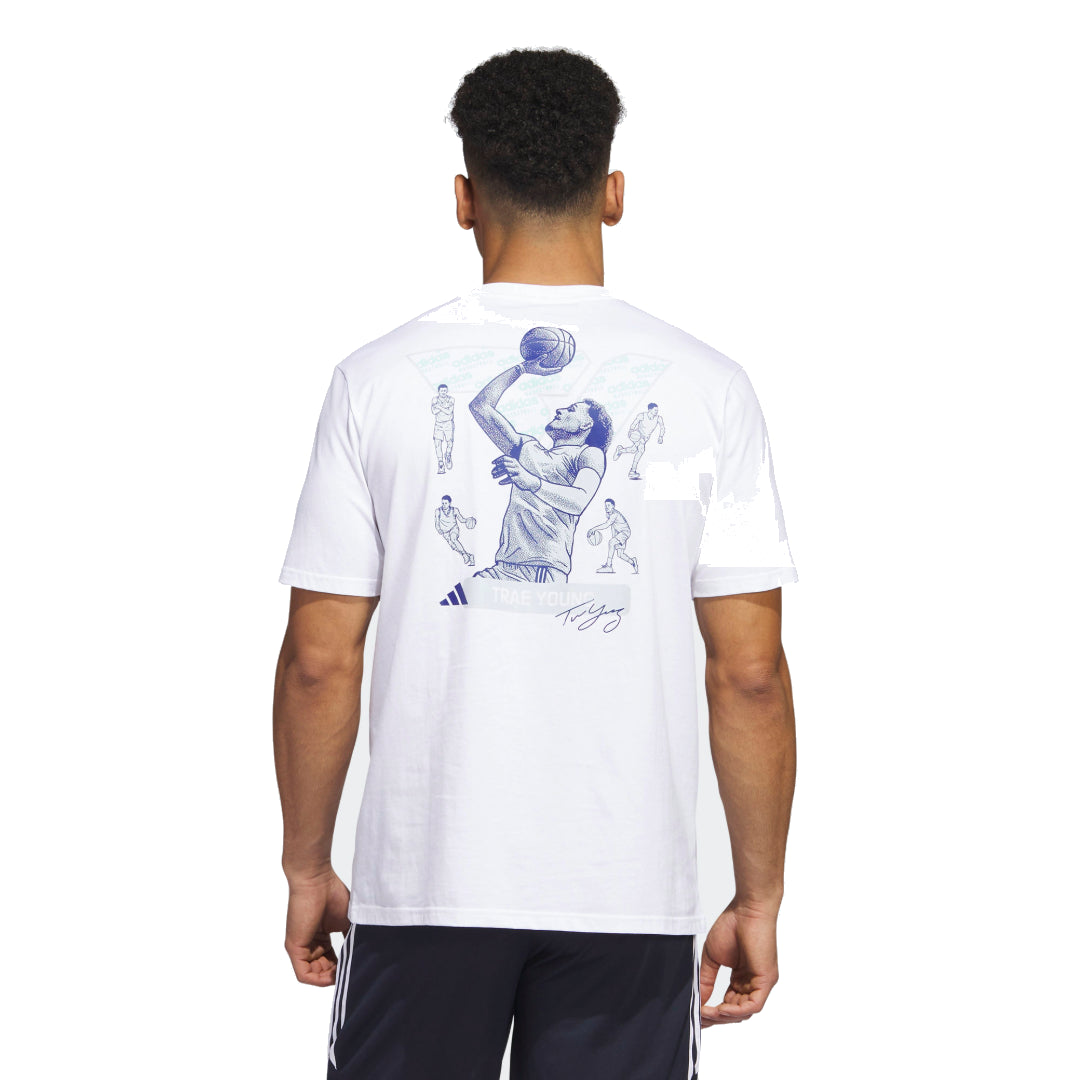 adidas Trae Icons Graphic T-Shirt 'White' IL9478