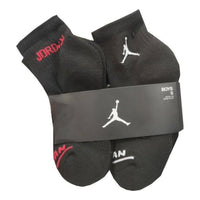 (PS) Air Jordan Ankle Socks (6 Pairs) 'Black White Red' DC8913