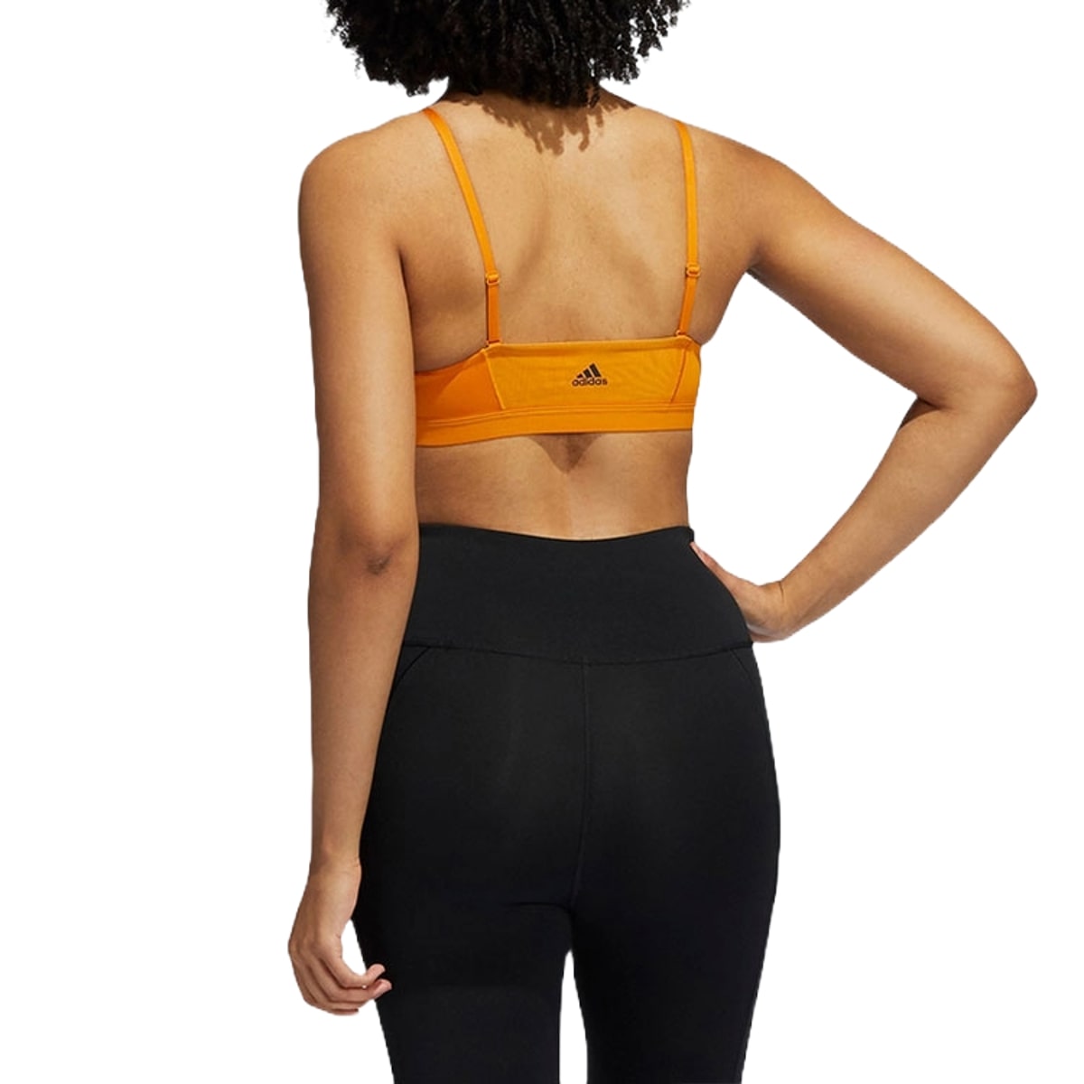 (WMNS) adidas All Me 3-Stripes Bra Asia Sizing 'Orange' GU7061