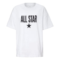 (WMNS) Converse All Star T-Shirt Asia Sizing 'White Black' 10020932-A01