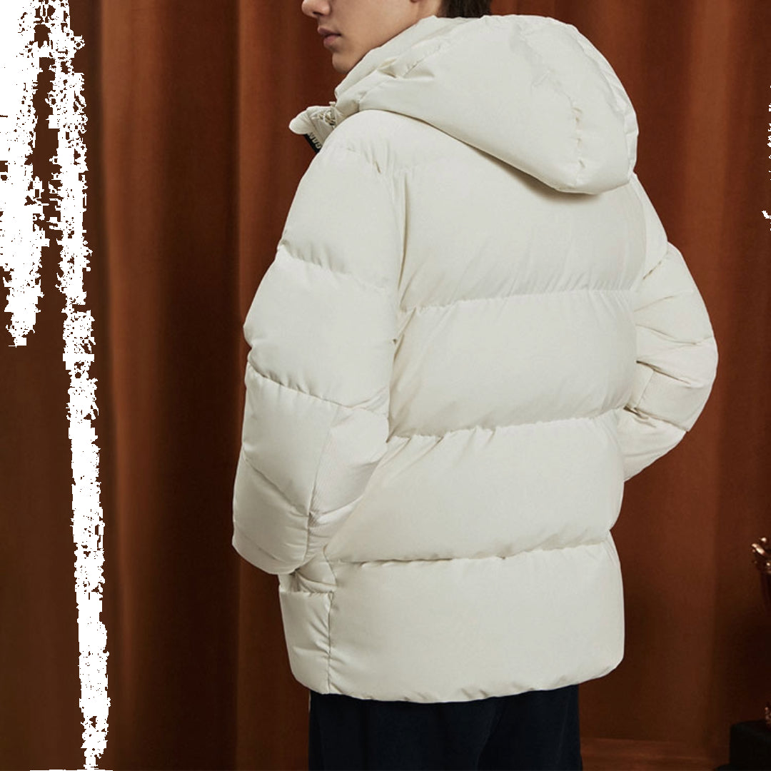 FILA FUSION Hooded Down Jacket 'White' T11M341903A-GY