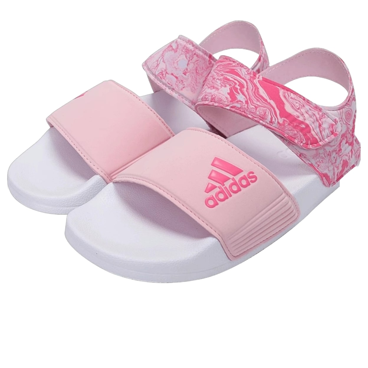 (GS) adidas Adilette Sandals Asia Sizing 'Pink' ID2624