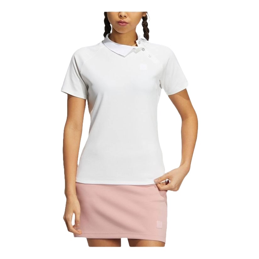 (WMNS) adidas Go-To Polo Shirt Asia Sizing 'White' H64652