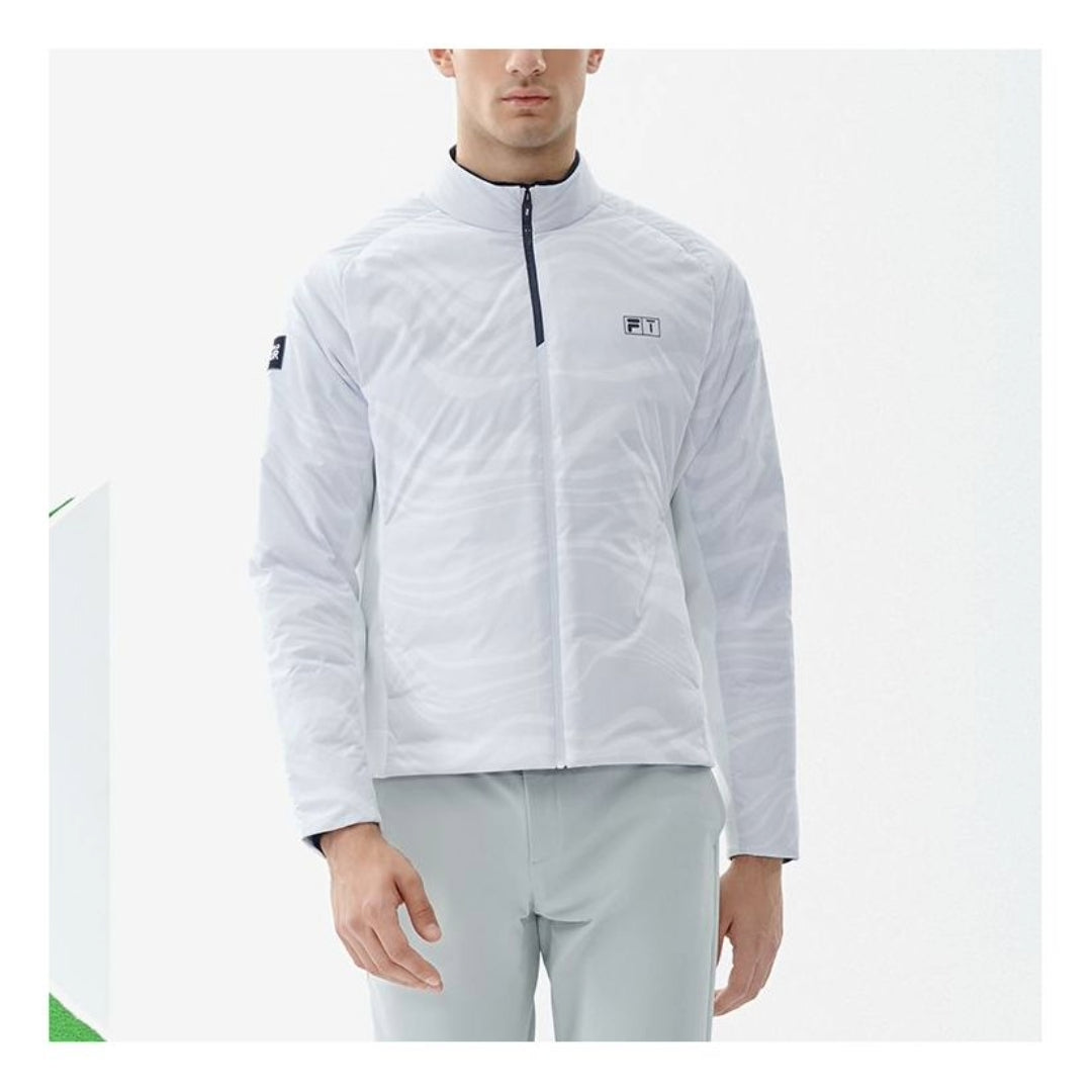 FILA Lightweight Warm Golf Logo Down Jacket 'White' A11M245907F-WT
