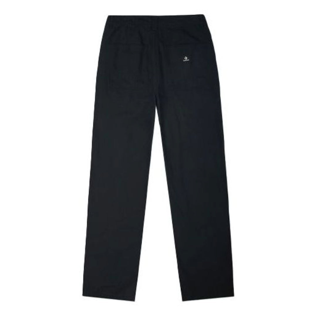 (WMNS) Converse Go To Straight Leg Woven Pants Asia Sizing 'Black' 10021635-A01