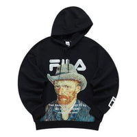 FILA x Van Gogh Museum Hoodie 'Black Multi-Color' F11M218202F-BK