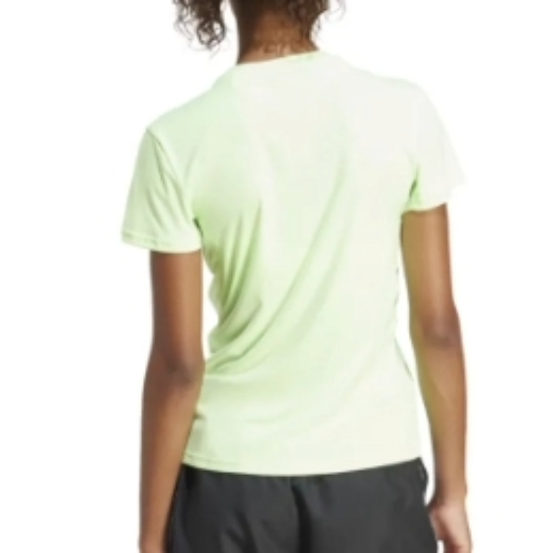 (WMNS) adidas Adizero Essentials Running Shirt Asia Sizing 'Green' IN2251