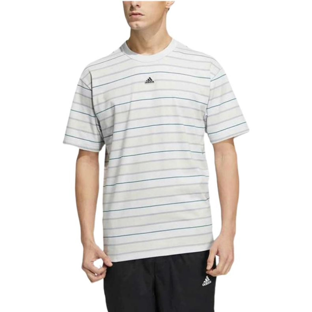 adidas Stripe T-Shirt 'White' HS4382