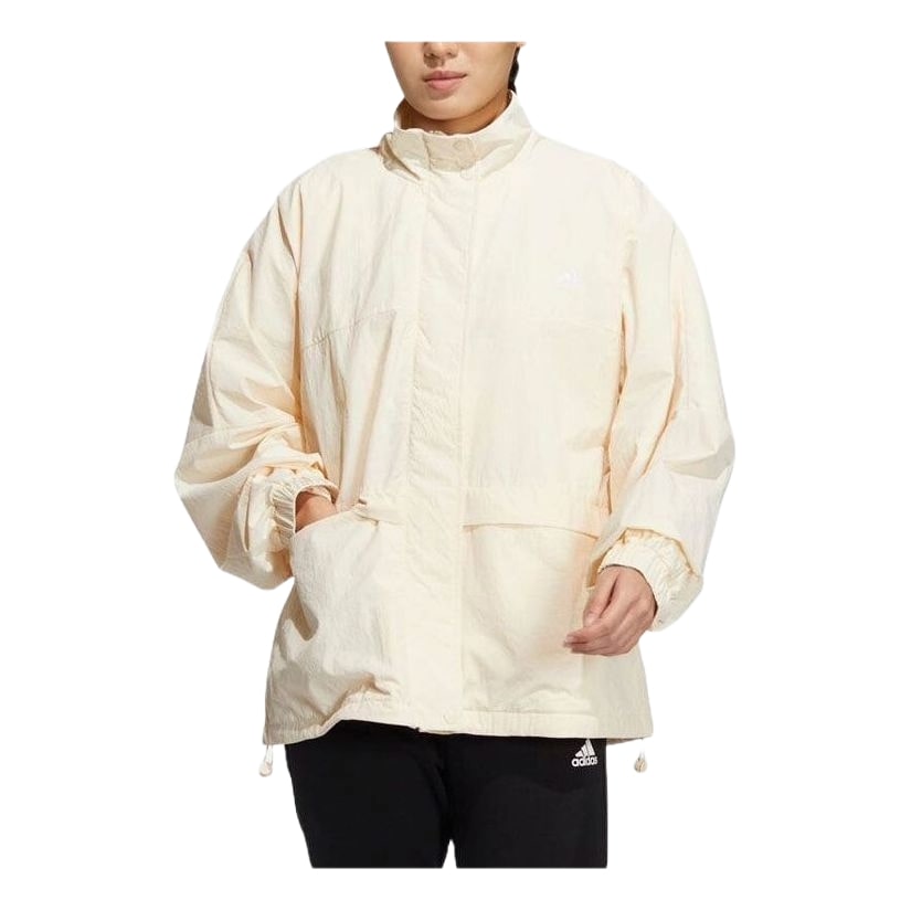 (WMNS) adidas Word Woven Jacket Asia Sizing 'White' HM2805