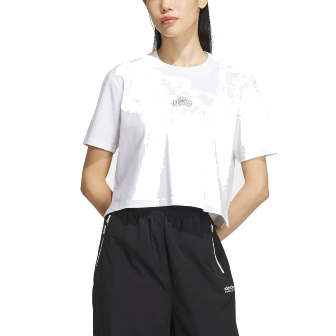 (WMNS) adidas Summer T-Shirt Asia Sizing 'White' IK8642