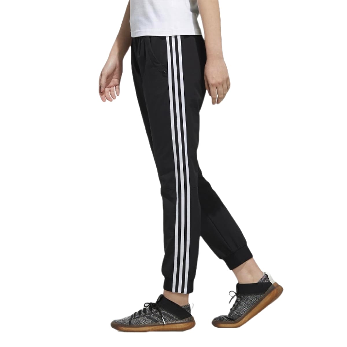 (WMNS) adidas 3-Stripes Pants Asia Sizing 'Black White' EH3862