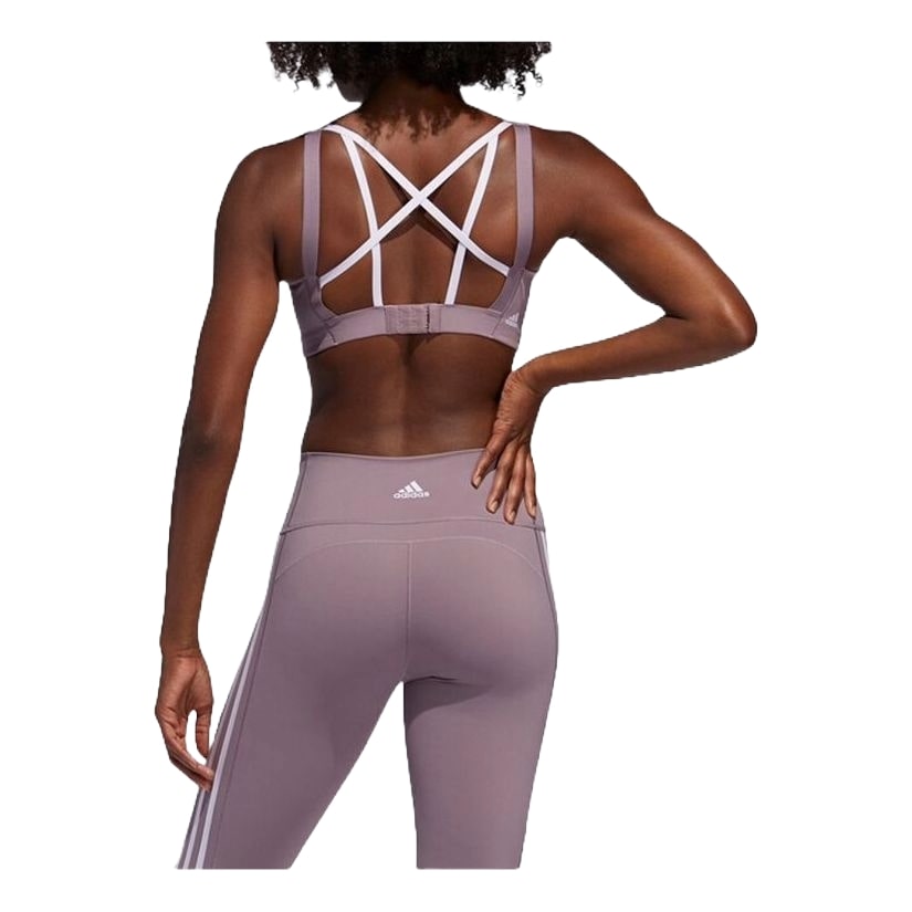 (WMNS) adidas Stronger For It Alpha Bra Asia Sizing 'Purple' FJ7264