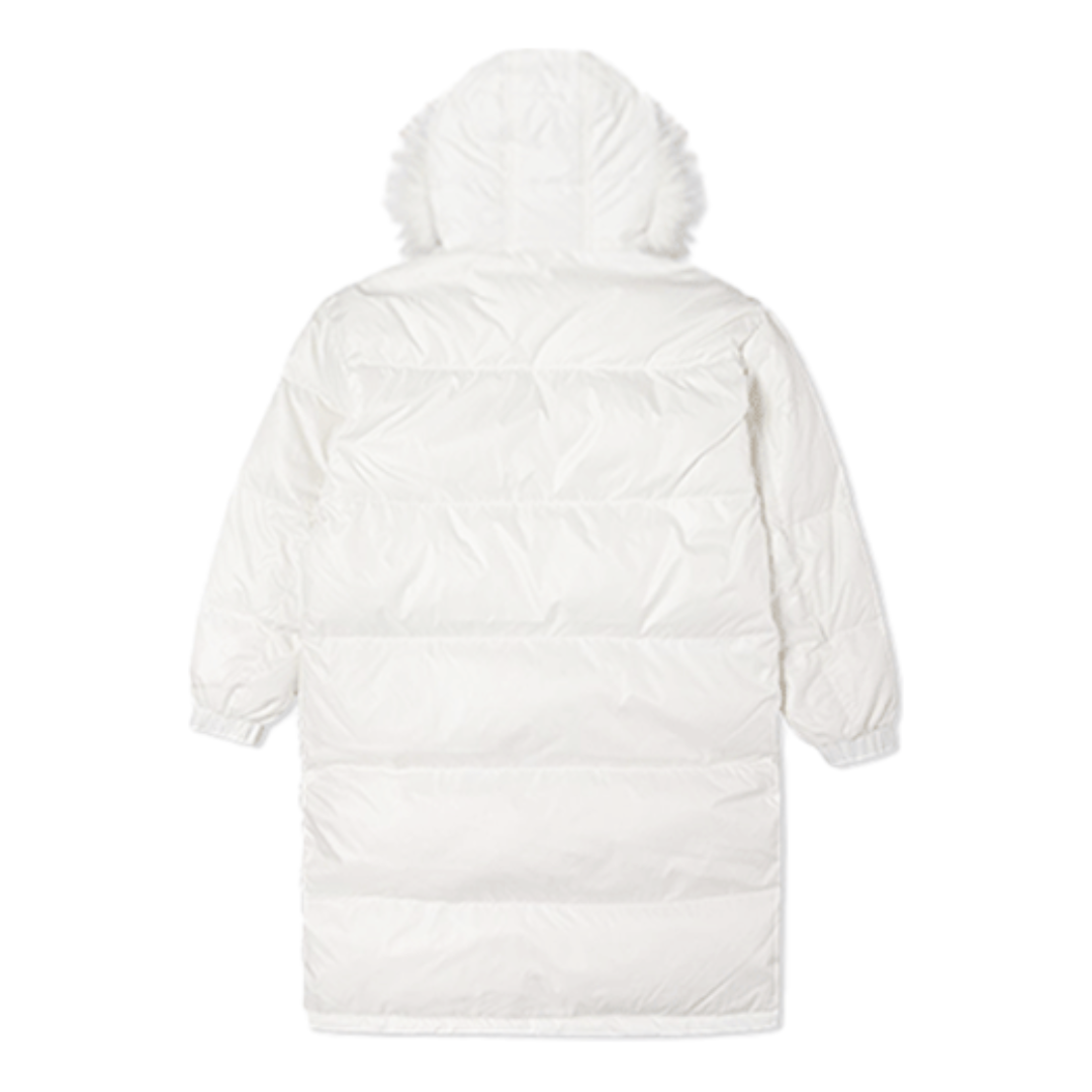 (WMNS) Converse Long Down Jacket Asia Sizing 'White' 10021989-A01