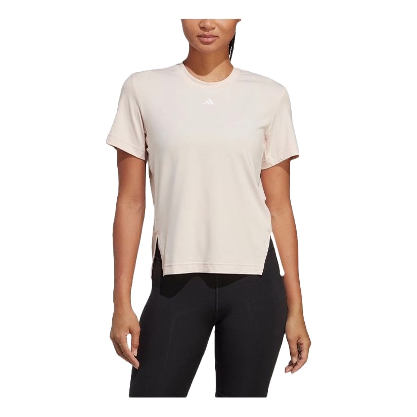 (WMNS) adidas Design 2 Training T-Shirt Asia Sizing 'Beige' HR7768