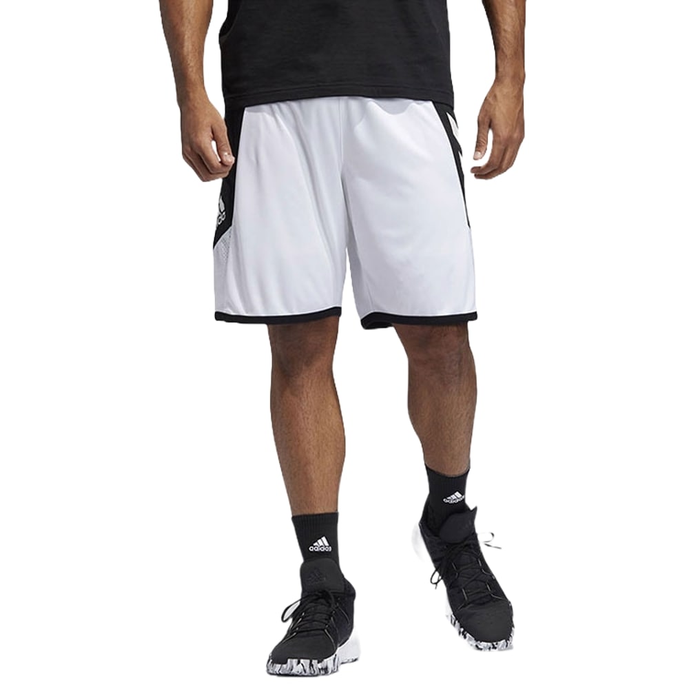 adidas  Quick-Dry Basketball Shorts Asia Sizing 'White Black' GC8081
