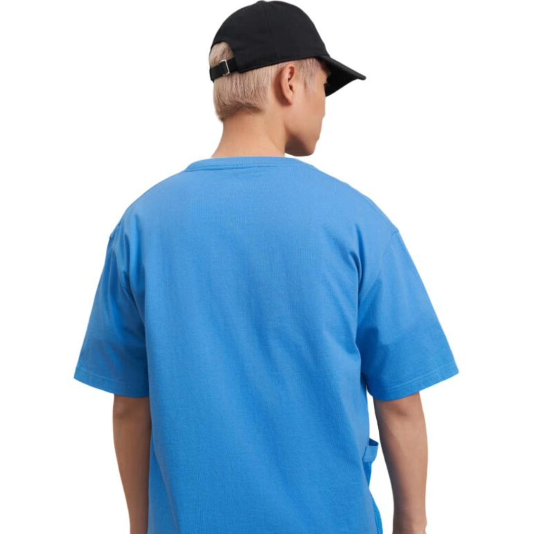 Converse Summer Drink Pocket T-Shirt Asia Sizing 'Blue' 10027225-A03