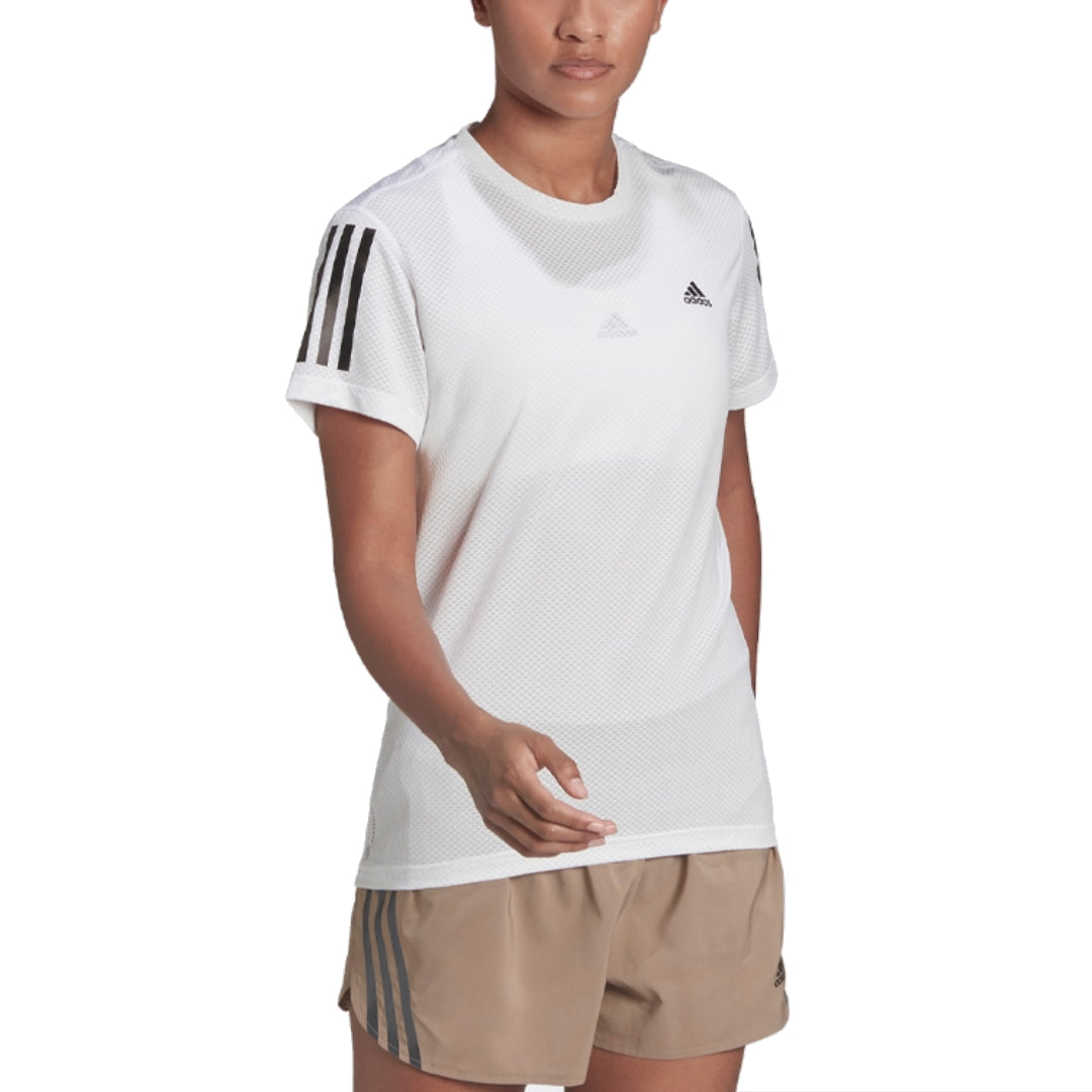 (WMNS) adidas Otr Cooler T-Shirt Asia Sizing 'White Black' HB9375