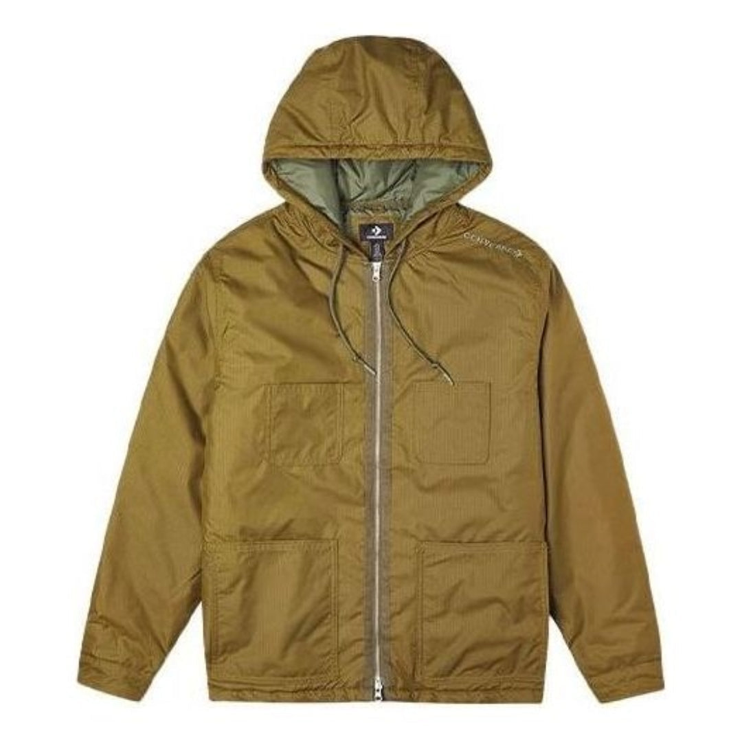 Converse Quilted Jacket Asia Sizing 'Olive Green' 10021637-A02