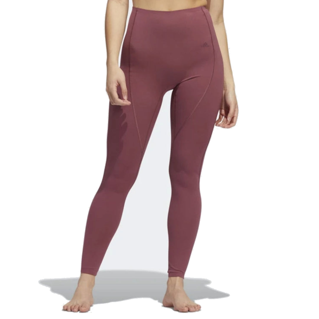 (WMNS) adidas Yoga 4 Elements 7/8 Tights Asia Sizing 'Burgundy' HD4485