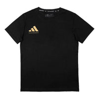 adidas Sports T-Shirt Asia Sizing 'Black Gold' ADICLTS24CTK-BG