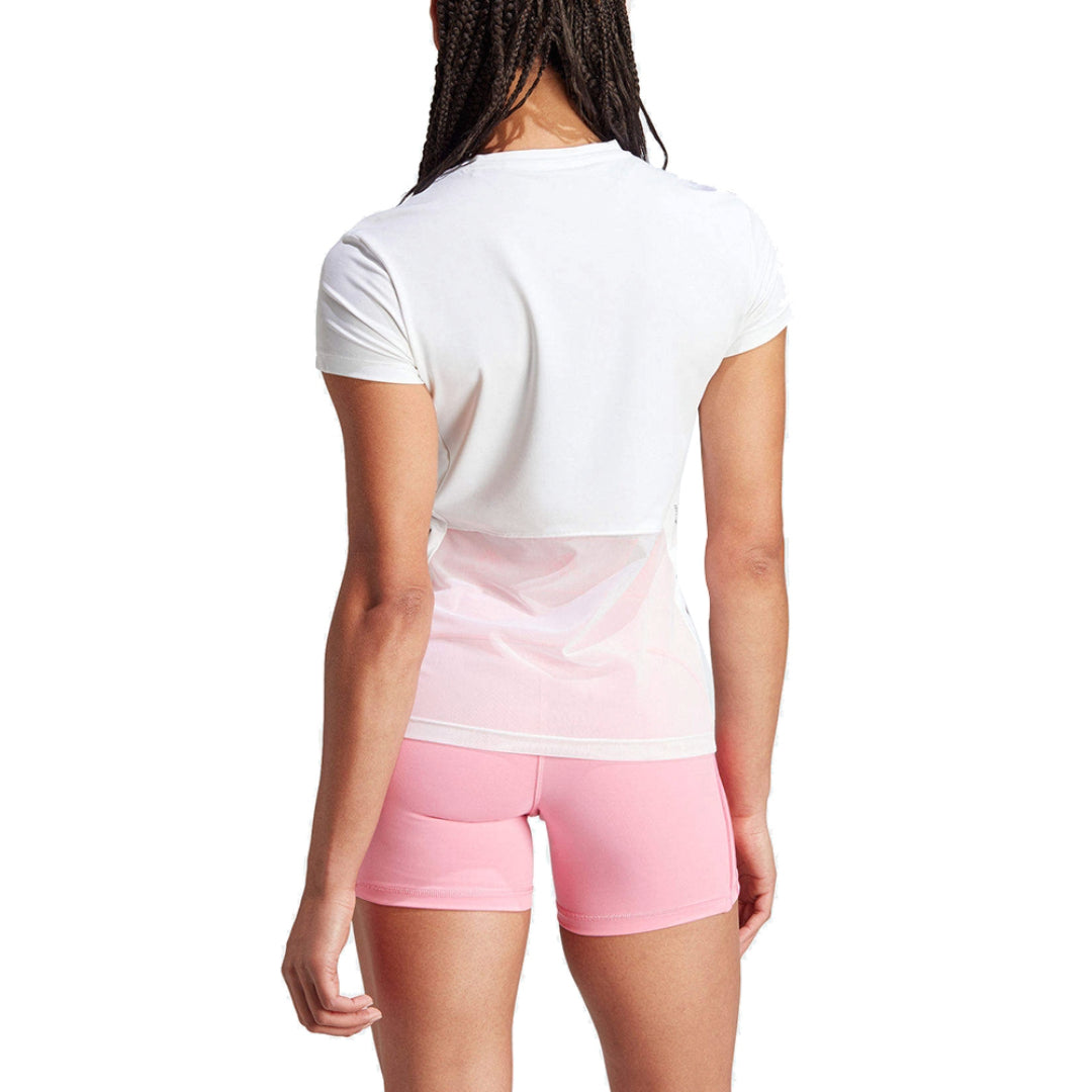 (WMNS) adidas Hyperglam Training T-Shirt Asia Sizing 'White' IM8785
