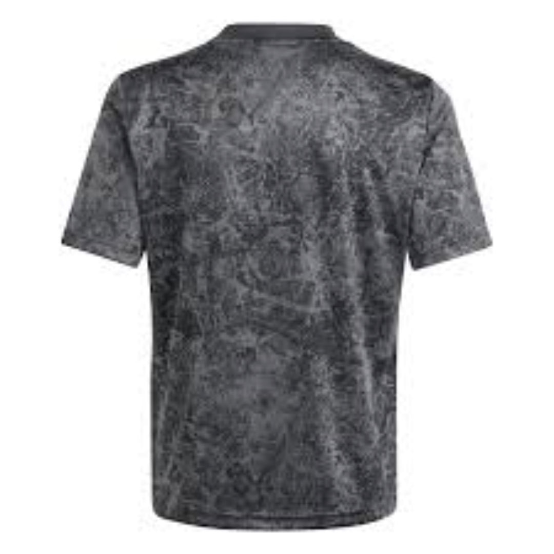 (GS) adidas Manchester United Stone Roses Pre-Match Jersey Asia Sizing 'Black Gold' IQ1565