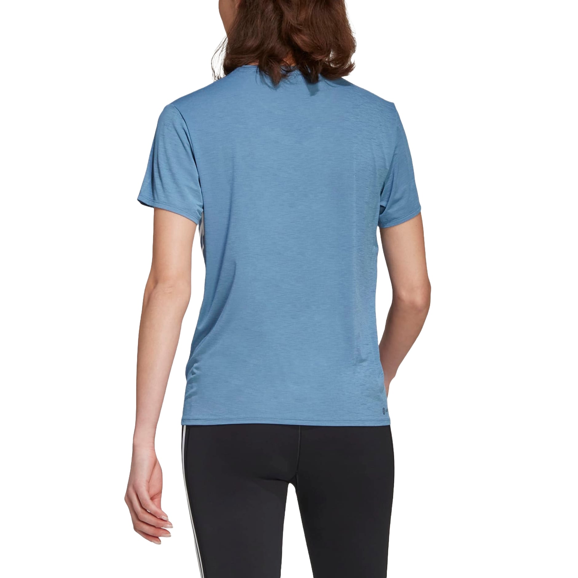 (WMNS) adidas Training Icons 3 Stripe T-Shirt Asia Sizing 'Teal' HG3160