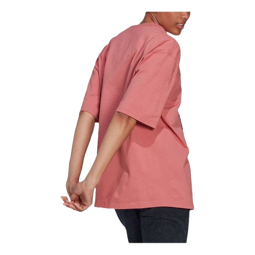 (WMNS) adidas Oversized T-Shirt Asia Sizing 'Red Black' HG4356