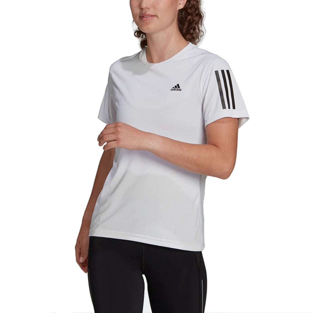 (WMNS) adidas Own The Run T-Shirt Asia Sizing 'White' HB9380
