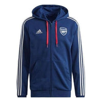 adidas Arsenal DNA Full-Zip Hoodie Asia Sizing 'Blue White' HZ2071