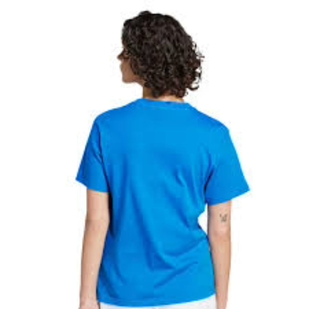 (WMNS) adidas Adicolor Classics Trefoil T-Shirt Asia Sizing 'Blue White' IK4037