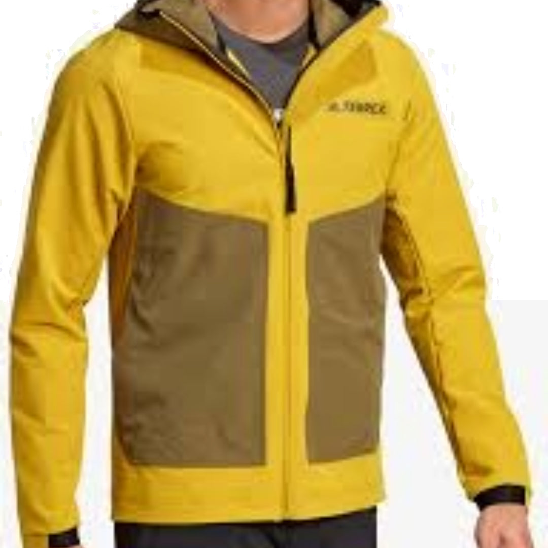 adidas Originals Terrex Multi Soft Shell Jacket Asia Sizing 'Tan Black' HI1587
