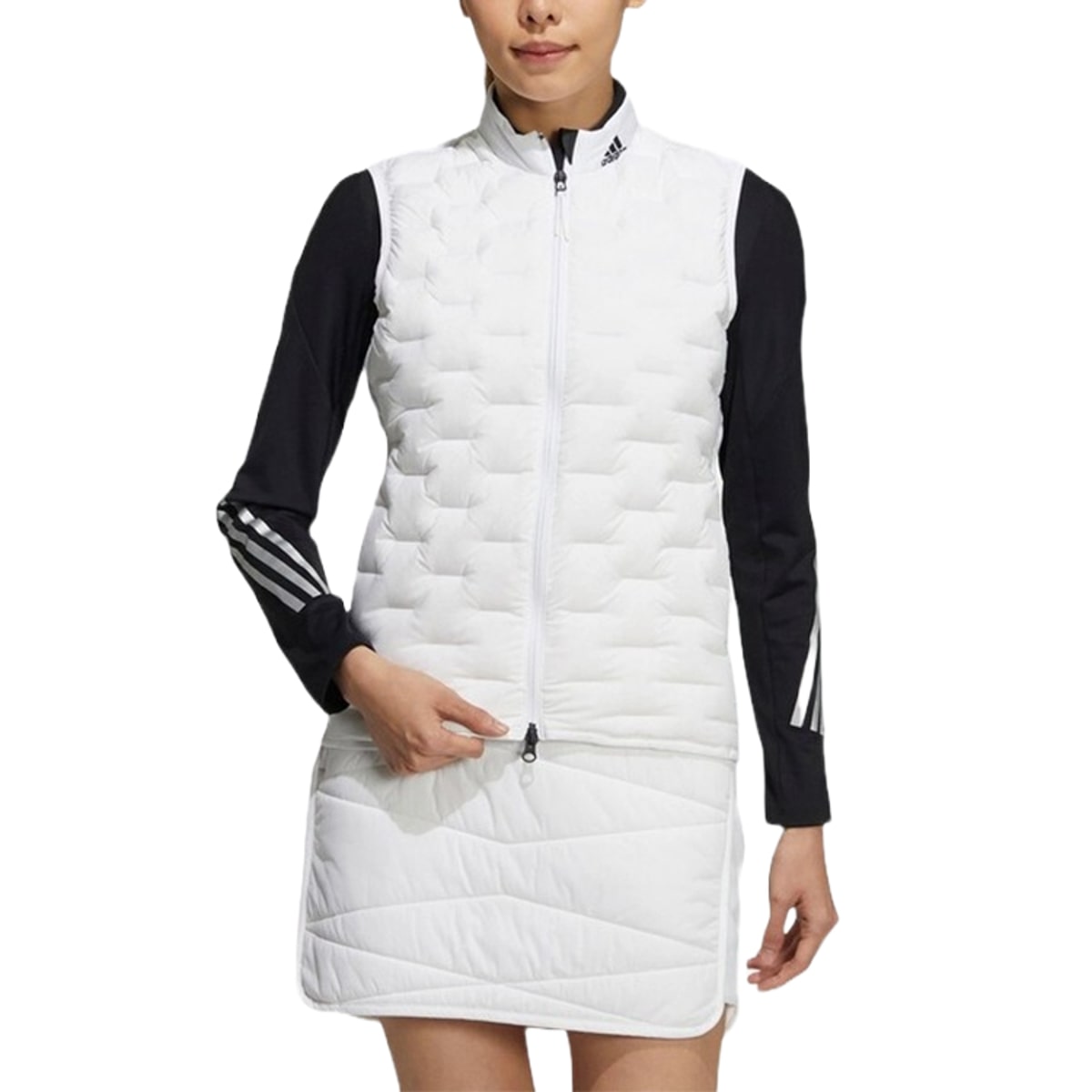 (WMNS) adidas Gold Down Vest Asia Sizing 'White' GV1218