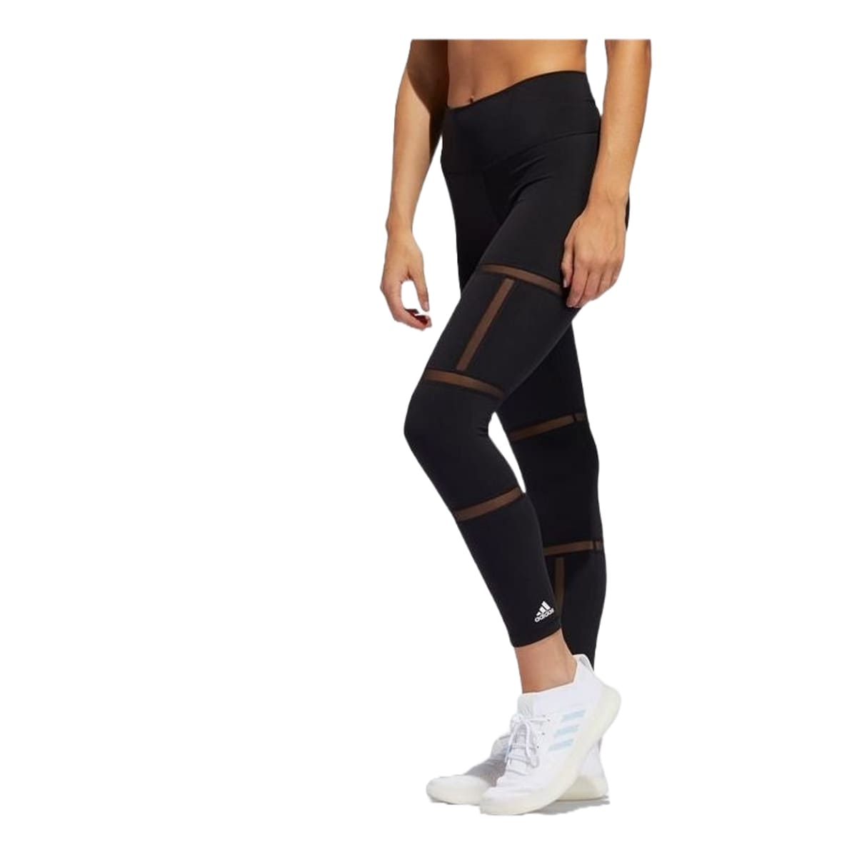 (WMNS) adidas Believe This 2.0 Geo Mesh 7/8 Tights Asia Sizing 'Black' FJ7239
